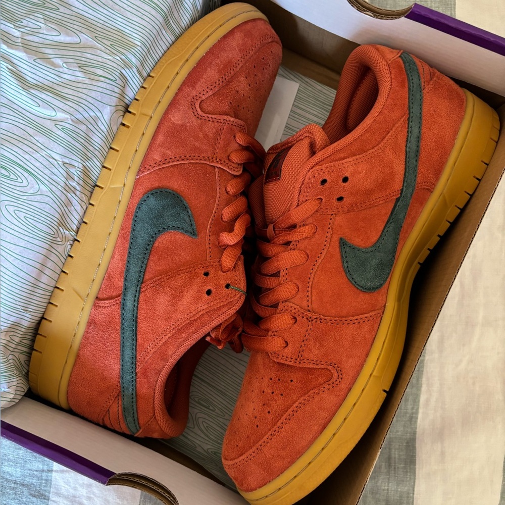 Nike SB Dunk Low Burnt Sunrise, size 12